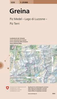 Landeskarte der Schweiz Greina