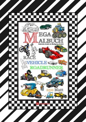 XXL MEGA MALBUCH - RACE ON - TOLLE VEHICLE MOTIVE - CARS - FLUGZEUGE - BOOTE - JETSKI - QUAD - MOTORRÄDER - UFO (eBook, ePUB)