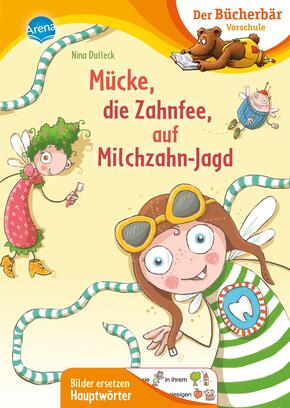 Mücke, die Zahnfee, auf Milchzahn-Jagd