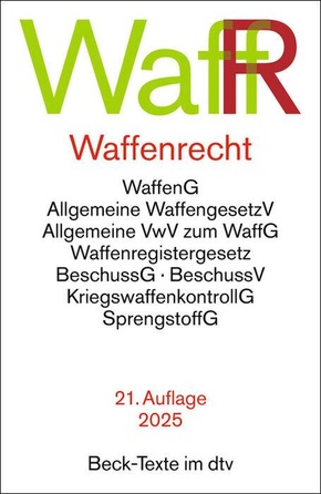 Waffenrecht. WaffR
