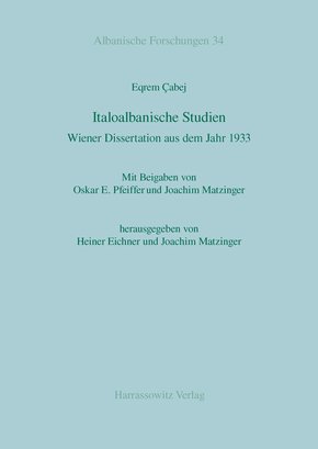 Italoalbanische Studien (eBook, PDF)