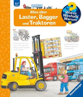 Alles über Laster, Bagger und Traktoren - Wieso? Weshalb? Warum? Bd.38