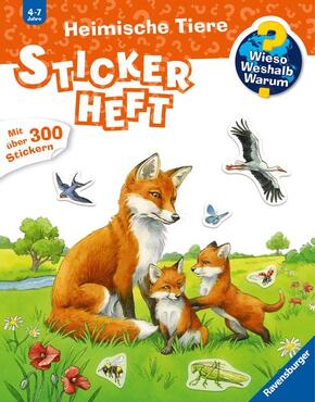 Wieso? Weshalb? Warum? Stickerheft - Heimische Tiere