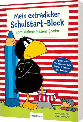 Der kleine Rabe Socke: Mein extradicker Schulstart-Block