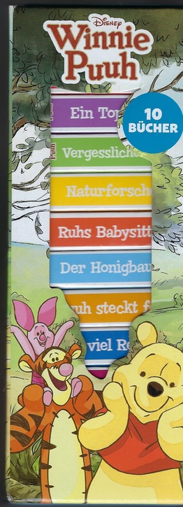 Disney Bücherturm - Winnie Puh (10 kleinen Pappbilderbücher)