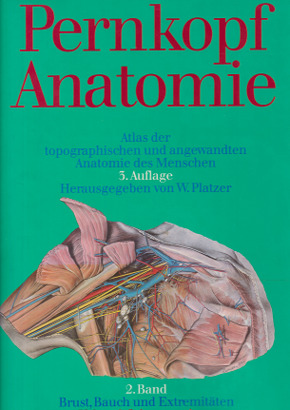 Pernkopf Anatomie, in 2 Bdn. u. Reg.-Bd.: Brust, Bauch und Extremitäten