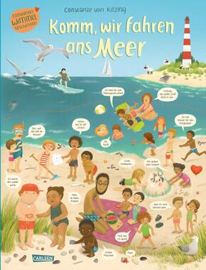 Komm, wir fahren ans Meer (Constanze von Kitzings Wimmelgeschichten 4)