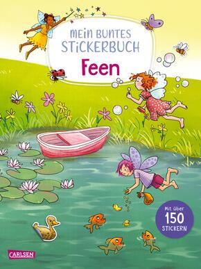 Mein buntes Stickerbuch: Feen