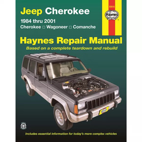 Jeep Cherokee Cherokee, Comanche & Wagoneer Limited, 2WD & 4WD, petrol (1984-2001) Haynes Repair Manual (USA)