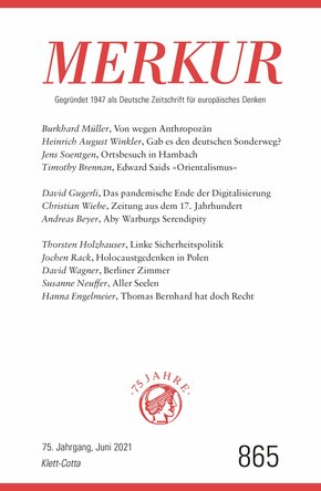 MERKUR Gegründet 1947 als Deutsche Zeitschrift für europäisches Denken - 2021-06 (eBook, ePUB)