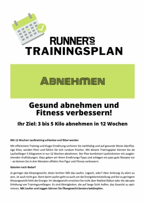 Abnehmplan (eBook, PDF)