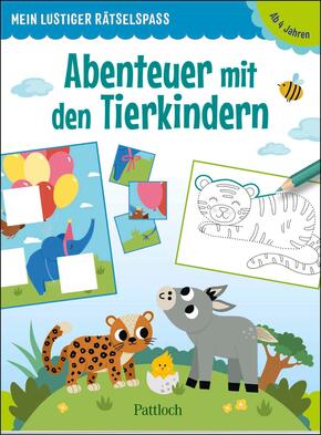 Mein lustiger Rätselspaß - Abenteuer mit den Tierkindern