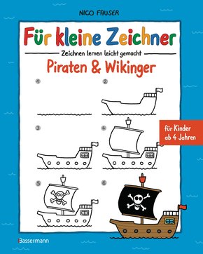 Für kleine Zeichner - Piraten & Wikinger (eBook, ePUB)