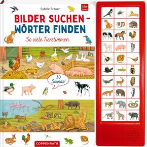 Bilder suchen - Wörter finden - So viele Tierstimmen - Soundbuch