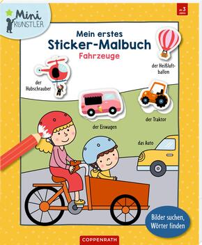 Mein erstes Sticker-Malbuch: Fahrzeuge