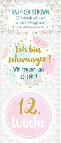 Meilenstein-Sticker - Baby-Countdown - Baby Party