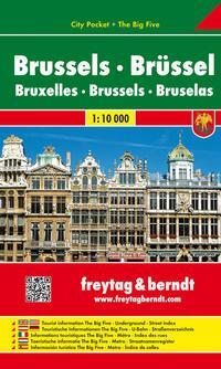 Freytag & Berndt Stadtplan Brüssel. Brussels. Bruxelles. Bruselas