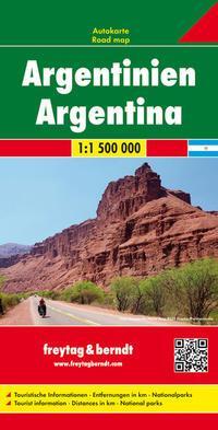 Freytag & Berndt Autokarte Argentinien 1:1.500.000. Argentina