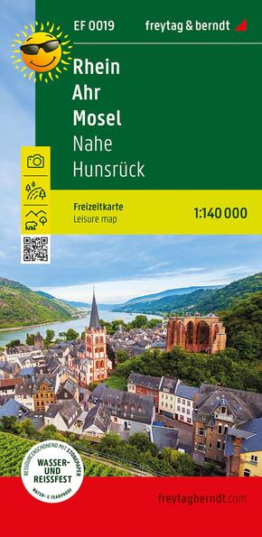 Rhein - Ahr - Mosel, Freizeitkarte 1:140.000, freytag & berndt