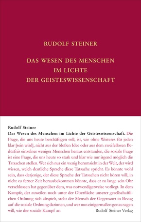 Das Wesen des Menschen im Lichte der Geisteswissenschaft