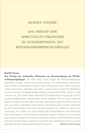 Das Prinzip der spirituellen Ökonomie im Zusammenhang mit Wiederverkörperungsfragen