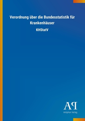 Verordnung über die Bundesstatistik für Krankenhäuser