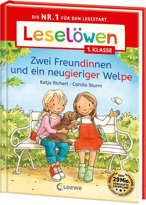 Leselöwen 1. Klasse - Zwei Freundinnen und ein neugieriger Welpe