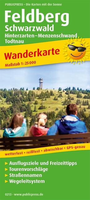 PublicPress Wanderkarte Feldberg, Schwarzwald