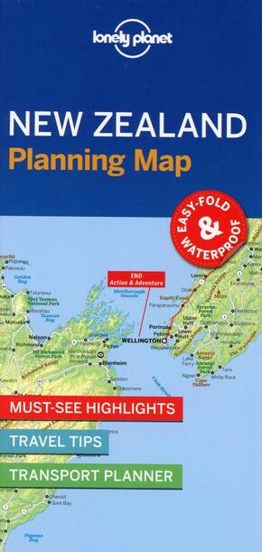 Lonely Planet New Zealand Planning Map