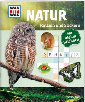 Natur, Rätseln und Stickern - Was ist was