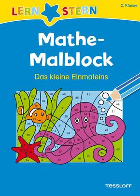 Mathe-Malblock: 2. Klasse. Das kleine Einmaleins