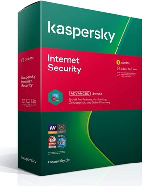 Kaspersky Internet Security 2022 | 3 Geräte | 1 Jahr | Windows/Mac/Android