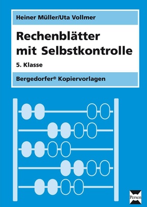 Rechenblätter mit Selbstkontrolle - 5. Klasse