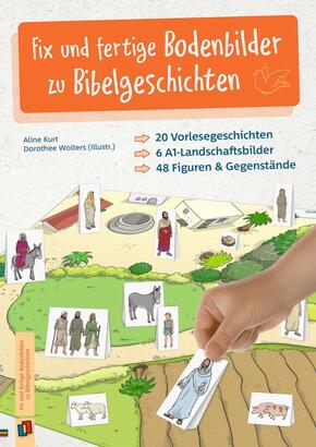 Fix und fertige Bodenbilder zu Bibelgeschichten