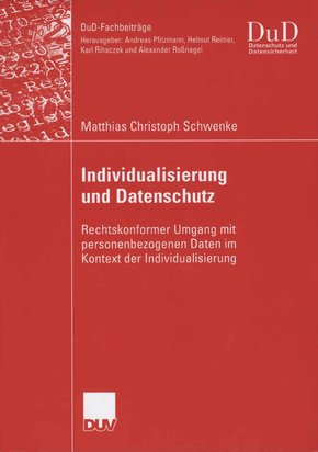 Individualisierung und Datenschutz (eBook, PDF)