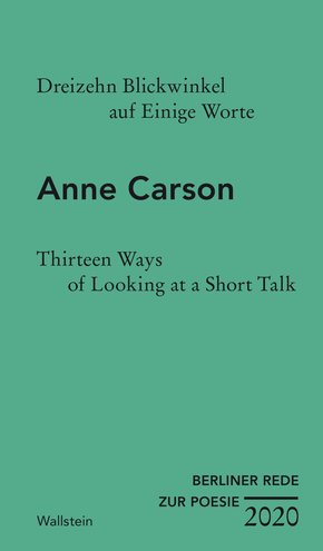 Dreizehn Blickwinkel auf Einige Worte / Thirteen Ways of Looking at a Short Talk (eBook, PDF)