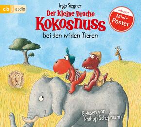 Der kleine Drache Kokosnuss bei den wilden Tieren, 1 Audio-CD