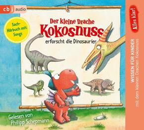 Alles klar! Der kleine Drache Kokosnuss erforscht... Die Dinosaurier, 1 Audio-CD