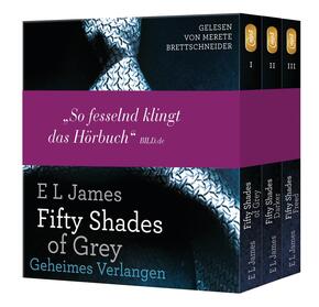 Fifty Shades of Grey, Die Gesamtausgabe (Teil 1-3), 6 Audio-CD, 6 MP3