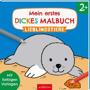 Mein erstes dickes Malbuch - Lieblingstiere