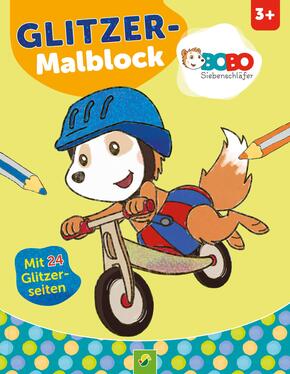 Bobo Siebenschläfer Glitzer-Malblock
