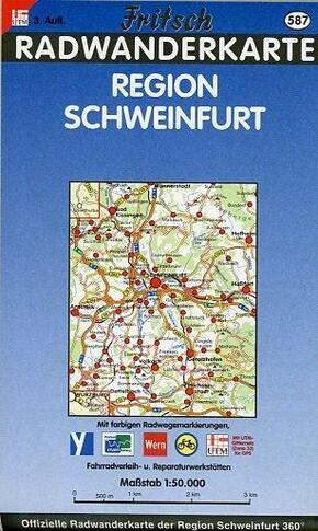 Fritsch Karte - Region Schweinfurt, Radwanderkarte