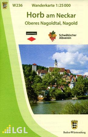 W236 Wanderkarte 1:25000 Horb am Neckar