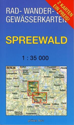 Rad-, Wander- & Gewässerkarte Spreewald, 2 Bl.