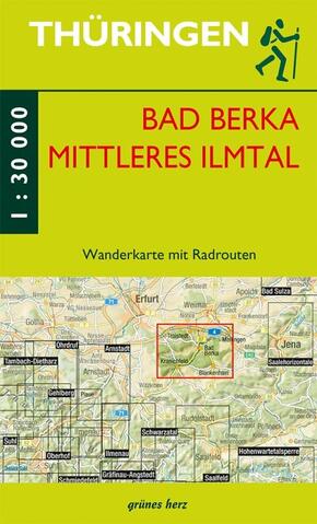 Wanderkarte Bad Berka und mittleres Ilmtal