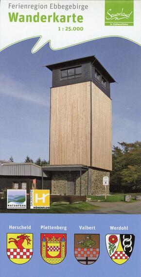 Wanderkarte Ferienregion Ebbegebirge