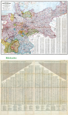 General-Karte Deutsches Reich - Deutschland, 1910