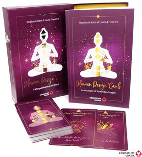 Human Design Cards: Human Design intuitiv verstehen und leben, m. 1 Buch, m. 45 Beilage, 2 Teile
