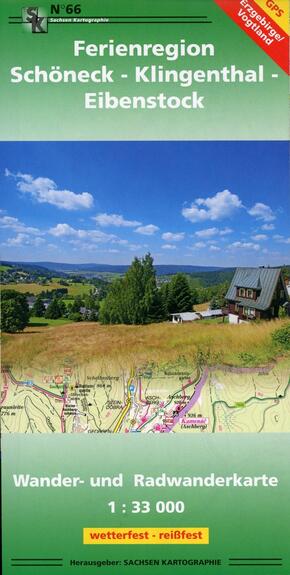 Ferienregion Schöneck - Klingenthal - Eibenstock 1 : 33 000
