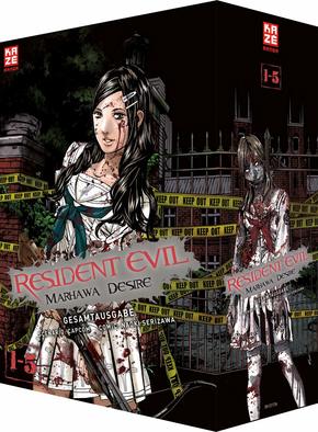 Resident Evil - Marhawa Desire, Manga Gesamtausgabe (Band 1-5 im Schuber)